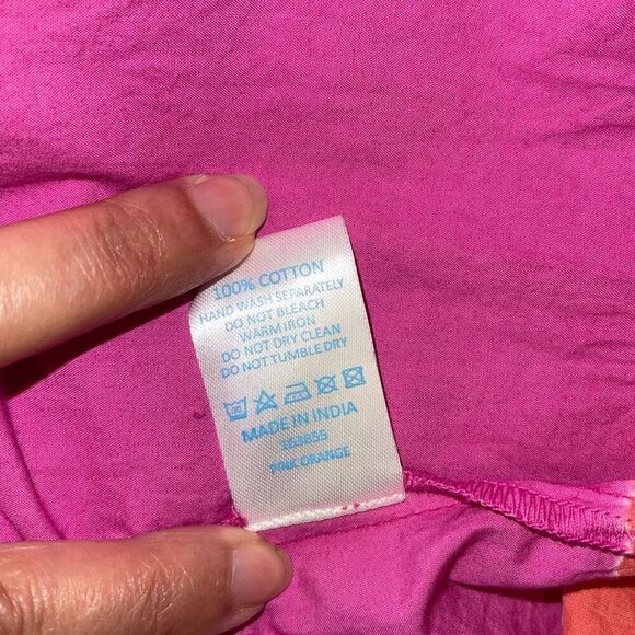 WKND Womens Collared Puff Balloon Sleeve Frock It Dress Pink Size Large NWT - Picture 8 of 10